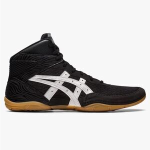 ASICS boys men Matflex black lace up Wrestling Shoes sneakers 37/ US 5.5